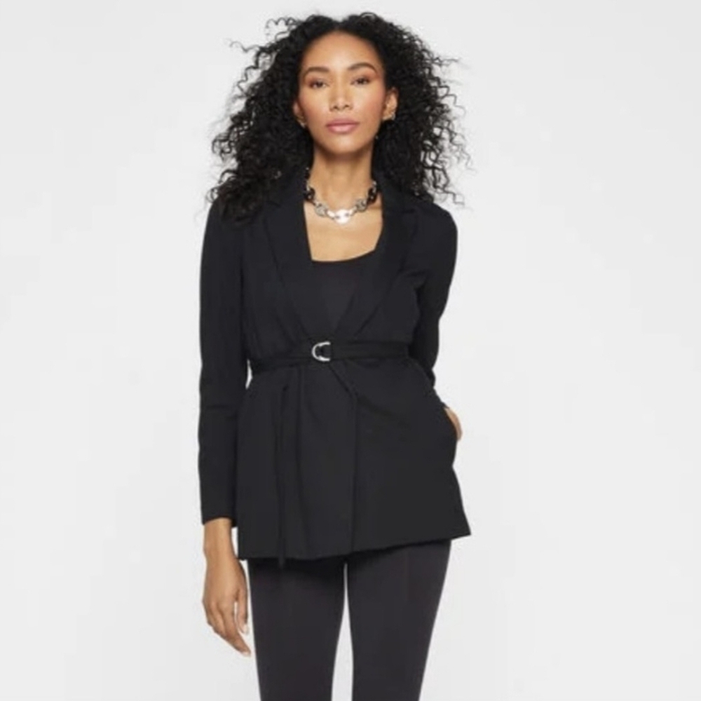 CLUB MONACO Perfect Blazer For Women Black Belted Size M